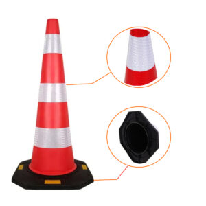 Best High Visibility Orange 28 Inch Collapsible Safety Cones