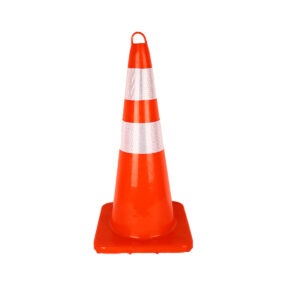 High Quality Orange 70cm Flexible Road Safety Barrier Cone