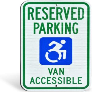 Reserved Parking Traffic Sign