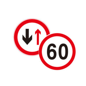 Road Speed Limit Sign