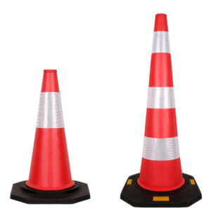 Top Tier Orange Collapsible Rubber 36 Inch Traffic Cone