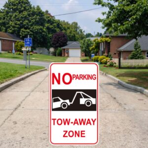 Traffic No Parking Sign