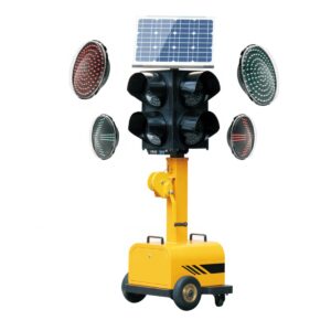Customized Best Solar Energy LED Portable Traffic Light