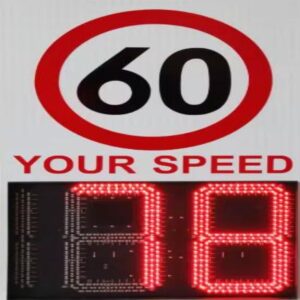 Flashing Speed Sign