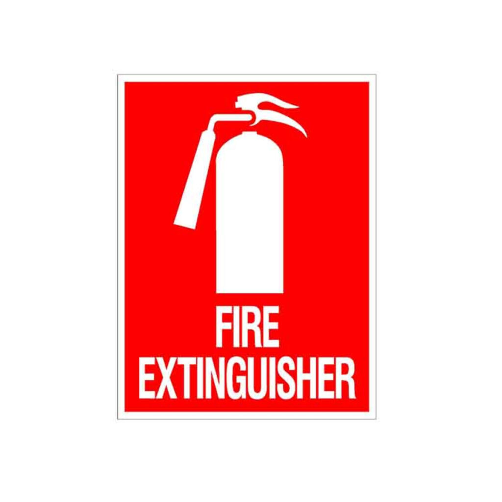 High Quality Durable 1.6mm Thick Fire Extinguisher Sign Board