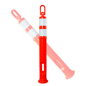 Plastic 120cm Warning Post Wing Tip Markers Arch Top Delineator