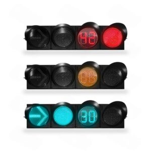 300mm LED Traffic Light With Countdown And Green Arrow