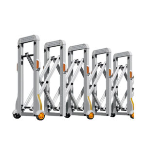 Expandable Aluminum Accordion Portable Barricade 1000x64x60cm