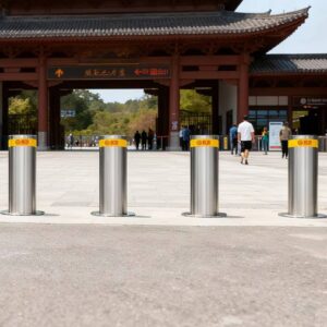 Custom 147cm Long Retractable Automatic Hydraulic Bollard