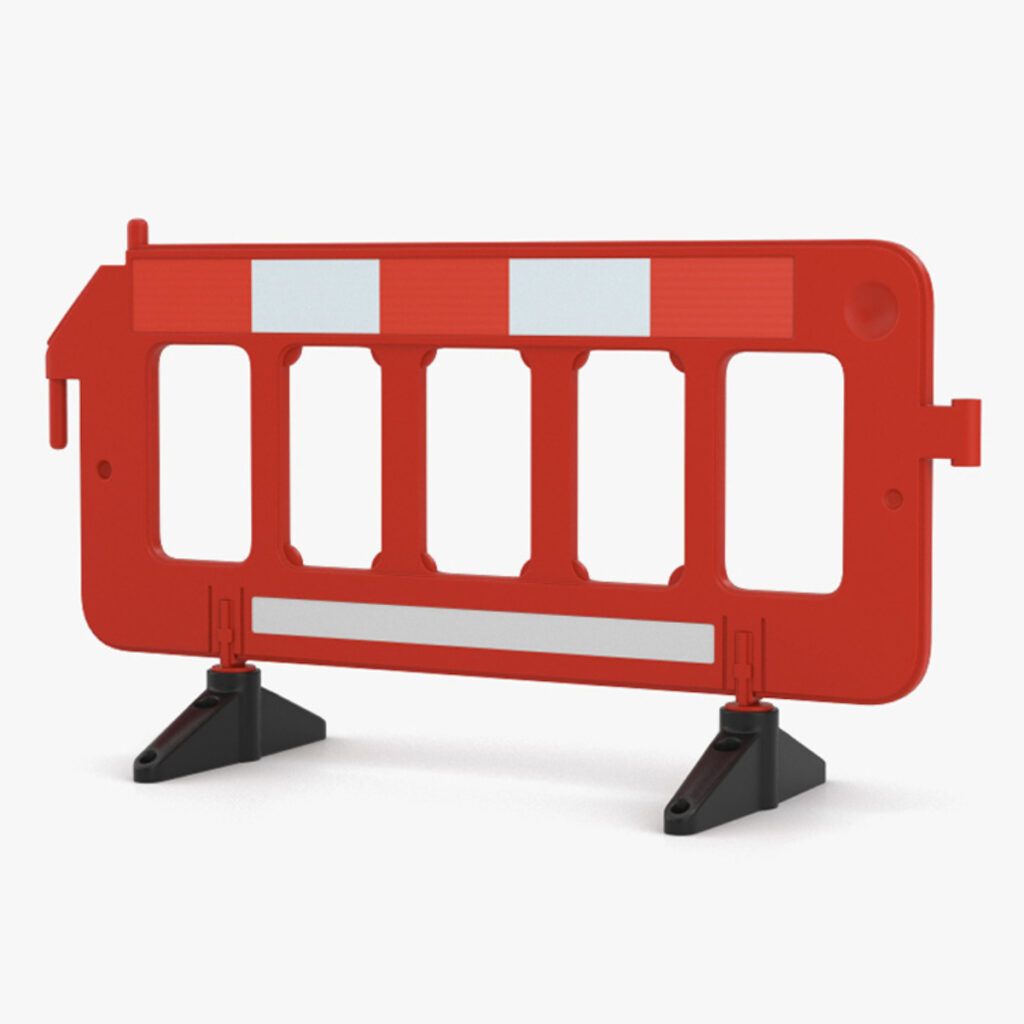 Traffic Road Safety Control 200x100x45cm Durable Barrier Fence