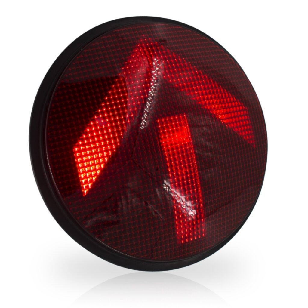 High Brightness 300mm Red Arrow Signal Light Core Module