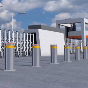 Custom Outdoor 870mm Automatic Hydraulic Rising Bollard