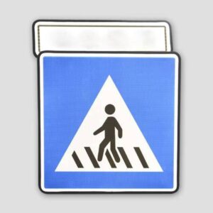 Traffic Road Safety 600mm LED Illuminated Crosswalk Sign