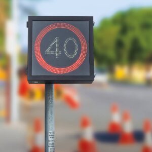 Durable High Quality Solar Power 12V LED Speed Limit Signs