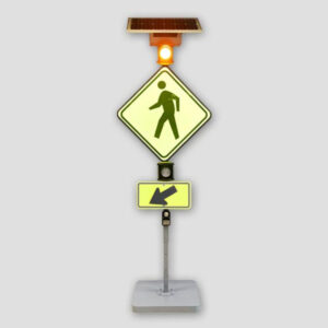 High Quality Circular Flashing Pedestrian Traffic Beacons