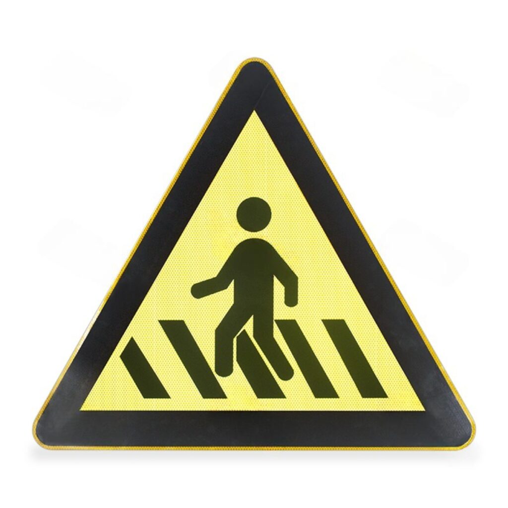 Luminous 12mm Thickness Watch for Pedestrians Sign 12V