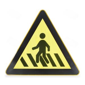 Luminous 12mm Thickness Watch for Pedestrians Sign 12V