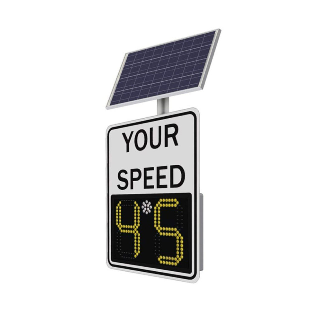 High Quality Solar Powered 18V Portable Speed Radar