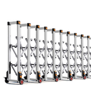 Manual 1.2mm Thick Retractable Barrier Gates for Mall Security