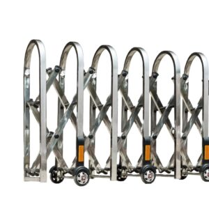 High Quality 0.9mm Stainless Steel Accordion Road Barricade Gate