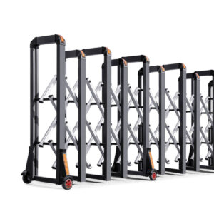 Best Retractable Steel 90x42x1000cm Rolling Road Barricade