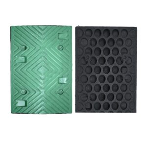 Heavy Duty Rubber 506x350x50mm Car Speed Blocks Bumps