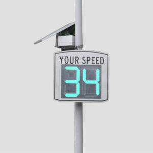 High Quality 12V Solar Powered Radar Speed Detection Display
