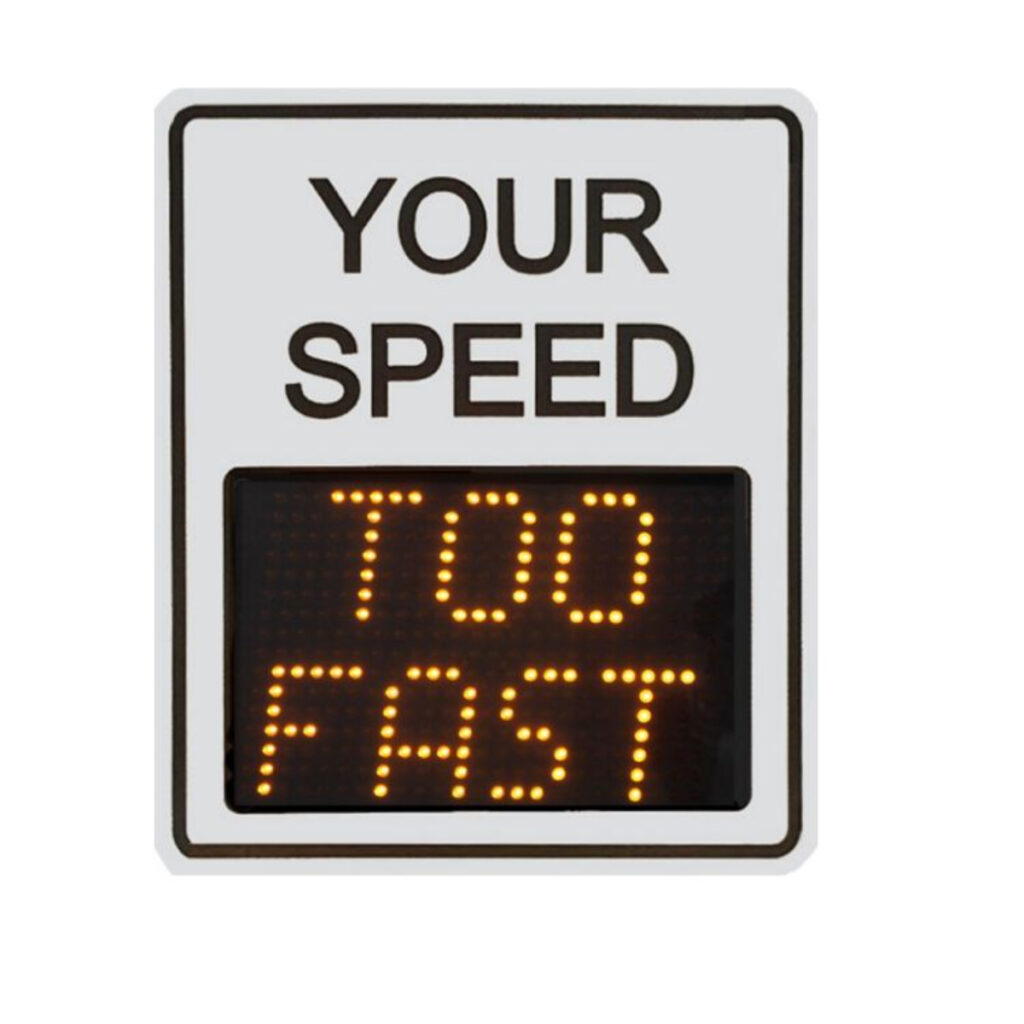 Speed Radar Limit Sign