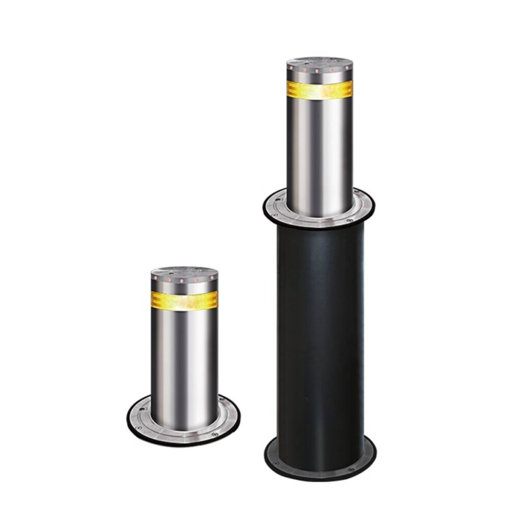 Stainless Steel 600mm Hydraulic Rising Automatic Bollard Pole
