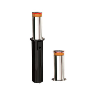Waterproof 220x220x600mm Remote Control Steel Hydraulic Bollard