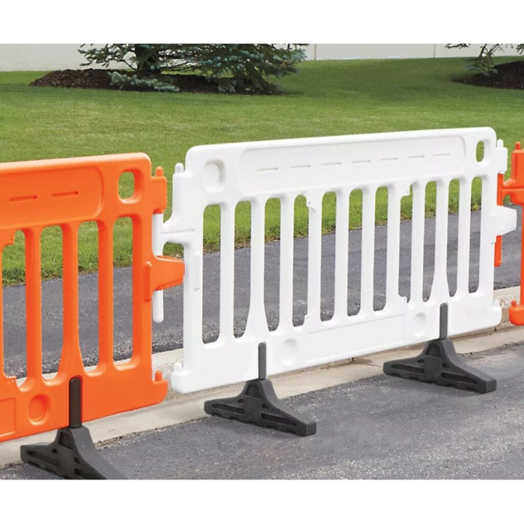 Portable 200x100x45cm Traffic Control Temporary Barricade