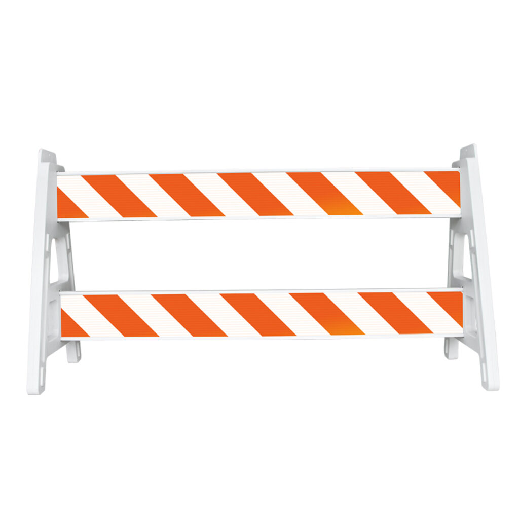 High Quality Plastic 183x19x4cm Road Traffic Warning Barricade