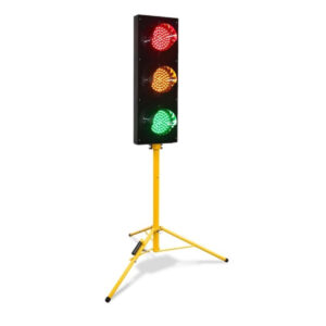 Best Quality 12V DC Portable Tripod Trailer Mounted Traffic Signal