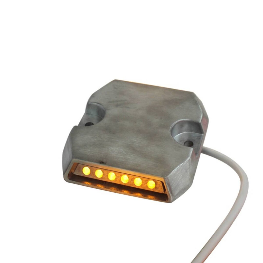 Roadway Safety DC 24V LED Marker Aluminum Wired Road Stud